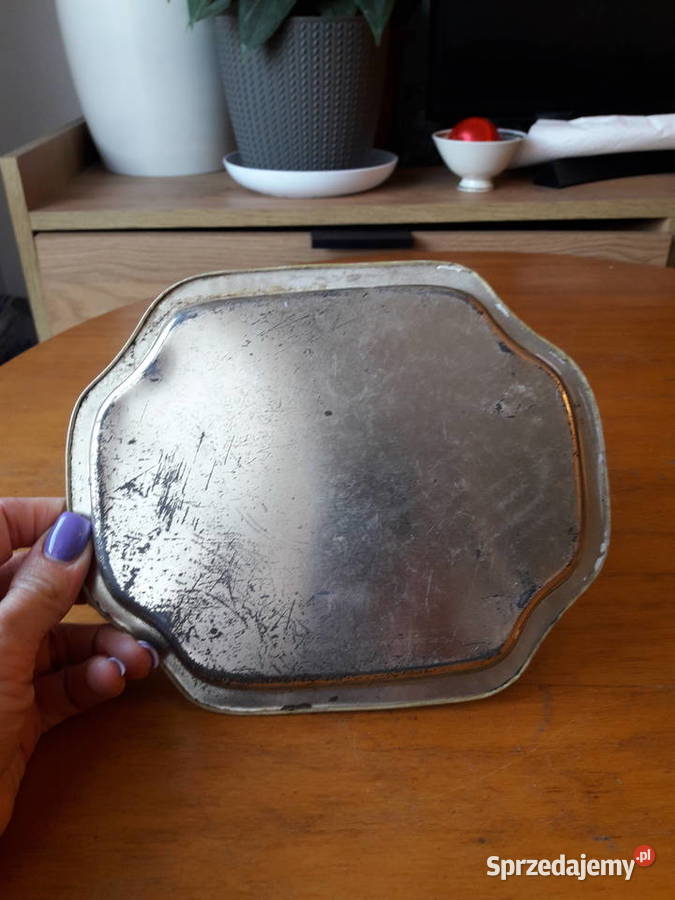 Stara metalowa taca pamiątkowa California pomorskie Gdynia