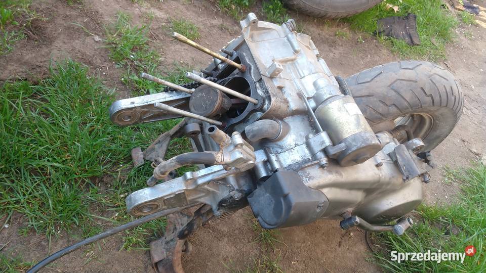 Suzuki AN125 silnik lagi wał rozrusznik karter mazowieckie Maków Mazowiecki