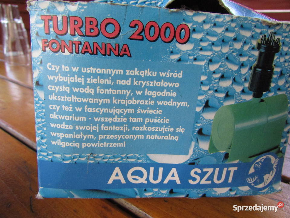 Fontanna domowa Turbo 2000 8W 220V Bogacica