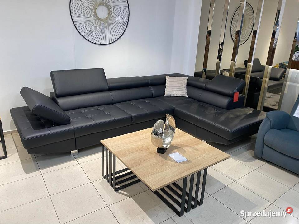 Narożnik ETNO nowoczesny i elegancki skóra Piasek sprzedam