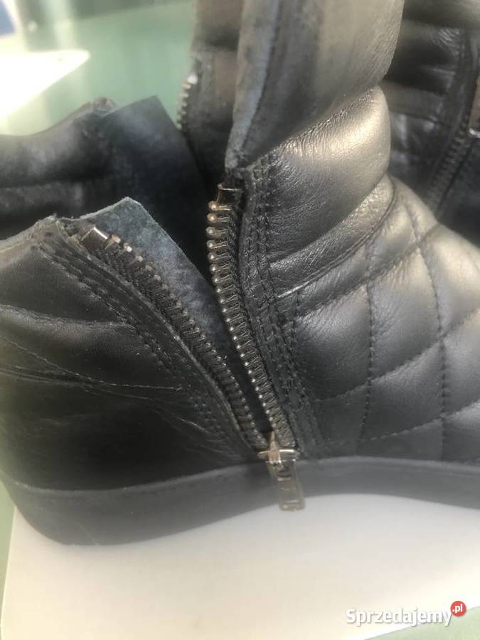 Botki skorzane bagatt r 36 czarny Kozaki Moda i Styl Warszawa
