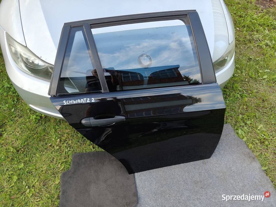 Bmw e91 drzwi tylne prawe czarne schwarz2 łódzkie sprzedam