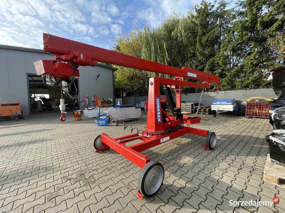 Dźwig Steinweg Bocker MK 400 5 minikran żuraw Ślesin