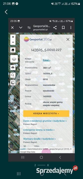 Dzialka budowlana plus rolna Lucynów Duży