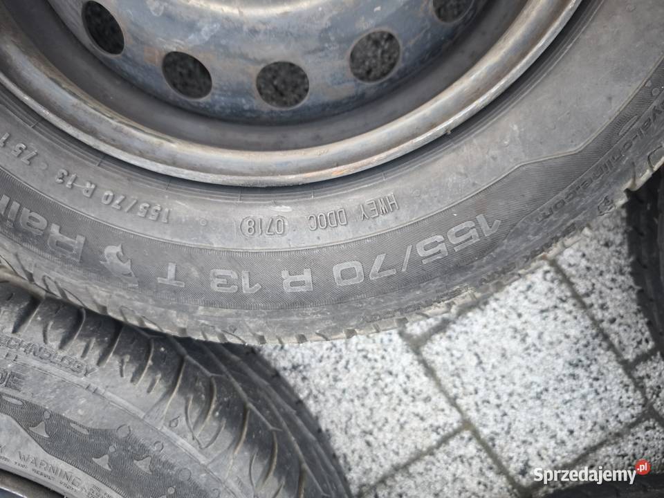 Komplet 4 kół letnich do Seicento Samochodowe Czerwionka-Leszczyny sprzedam