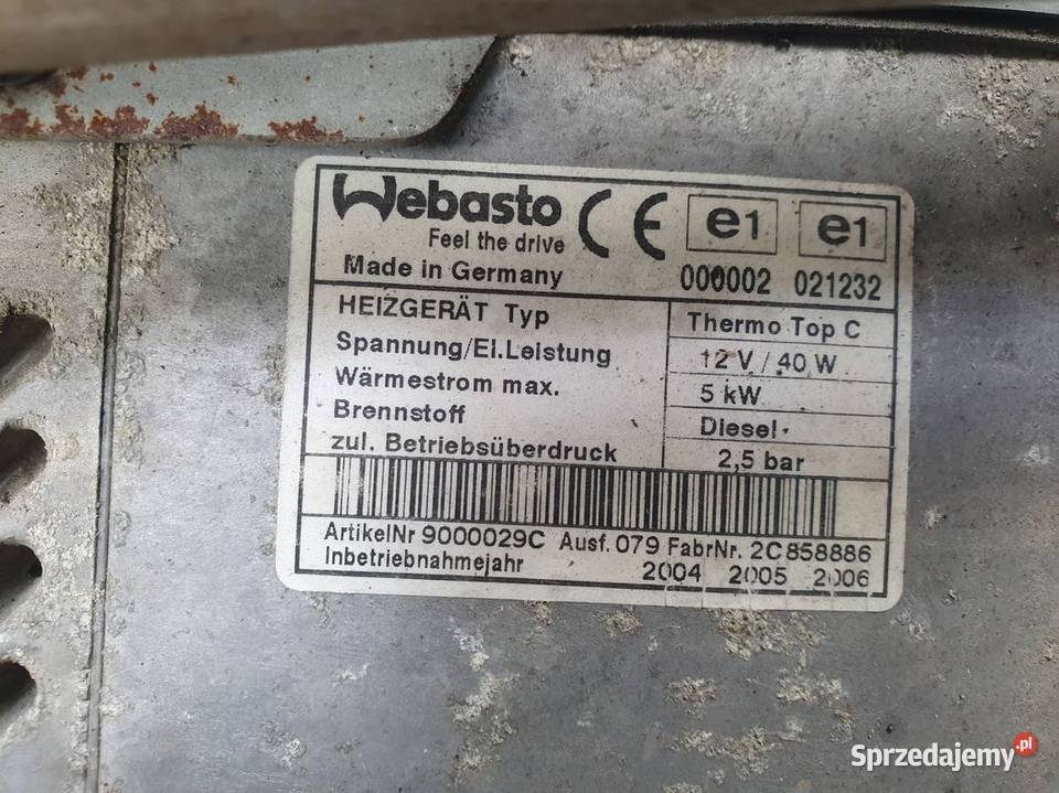 WEBASTO LAND ROVER FREELANDER JEC00010 Lipno