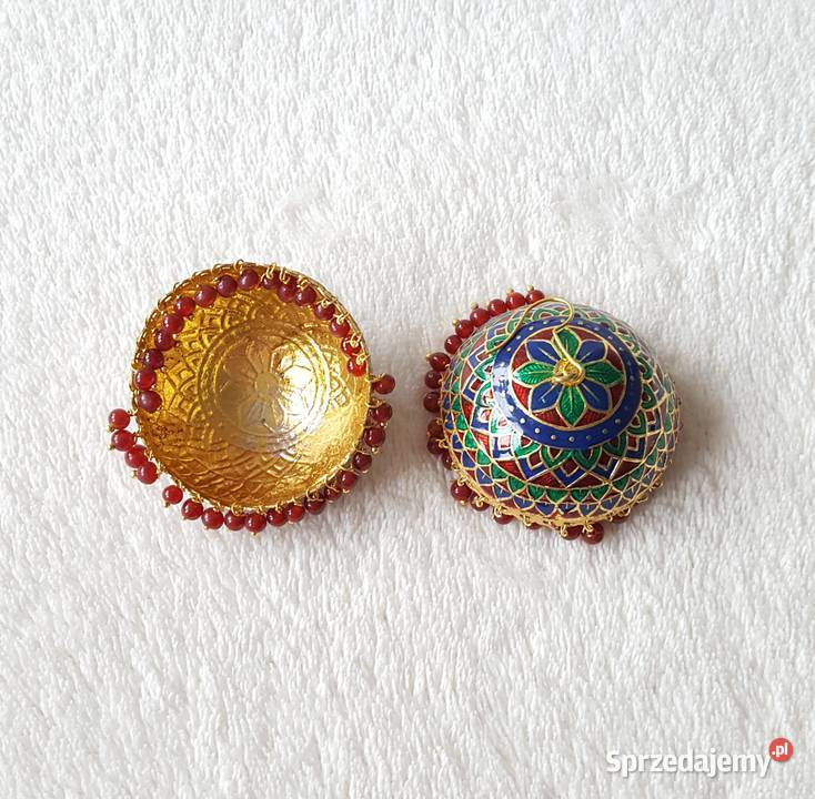 Duże kolczyki indyjskie jhumki jhumka orient