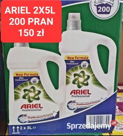 Ariel zel do prania 2x5L 2x100 pran Warszawa