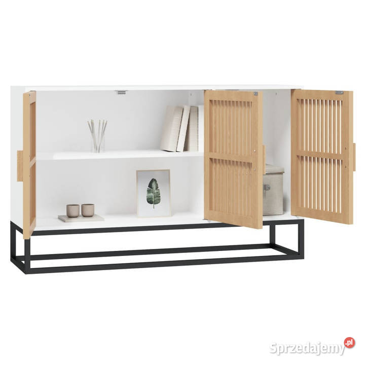 Szafka biała 105x30x65 materiał drewnopochodny