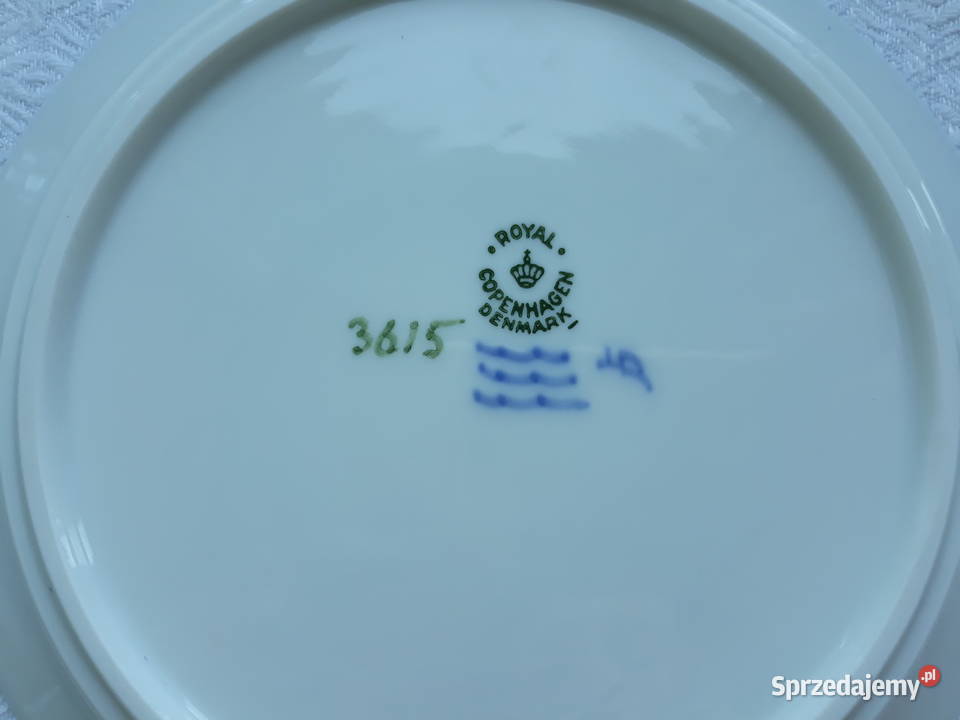 talerz talerze żniwiarka duńska porcelana Gdańsk