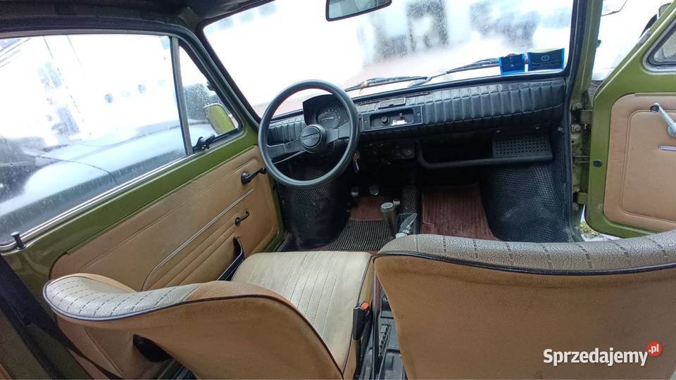Fiat 126 1974r Rejestracja na białe i żółte świętokrzyskie Kielce