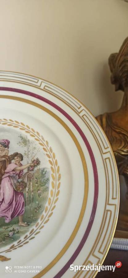 Patera ręcznie malowana Royal Copenhagen 1923 34 pomorskie Gdańsk