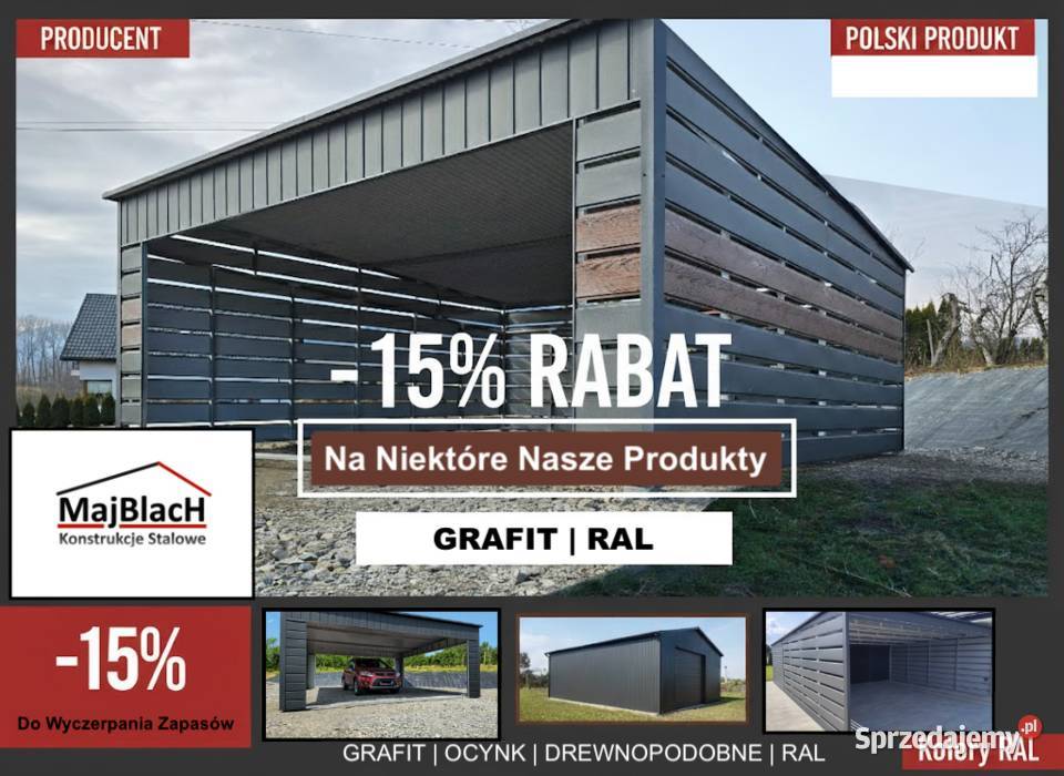 A33Garaż BlaszanyAltana Wiata na Samochód Myszków