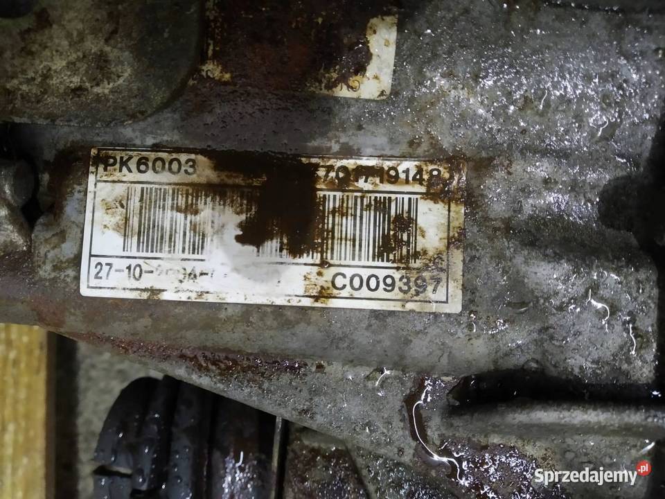SKRZYNIA BIEGÓW PK6003 20 16 V TURBO Renault osobowe