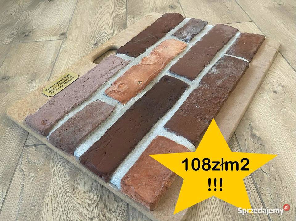 Nowość Cegła Mrozoodporna Elewacyjna Kolor Płytki elewacyjne