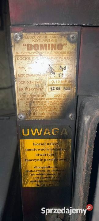 Piec na ekogroszek 35 kw Pozostałe Nakło nad Notecią