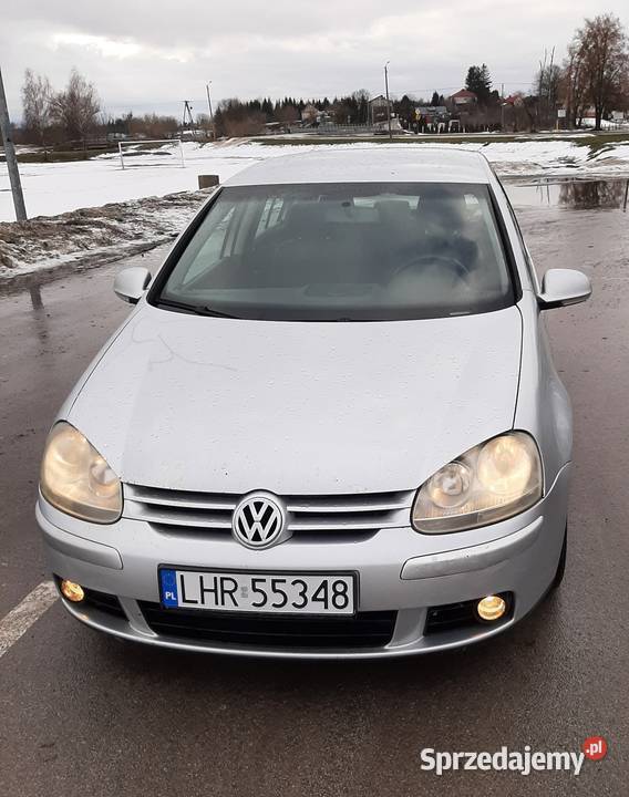 Volkswagen Golf V 20 TDI 4Motion 2004 srebrny Hrubieszów