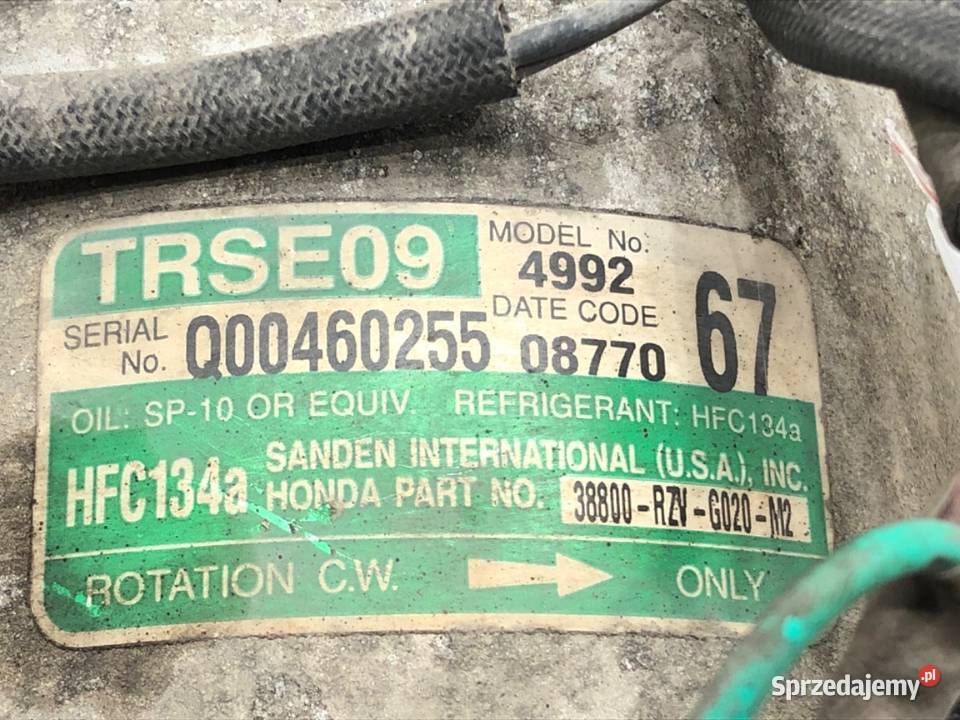 SPRĘŻARKA KLIMATYZACJI HONDA CRV III TRSE09 20 podkarpackie sprzedam