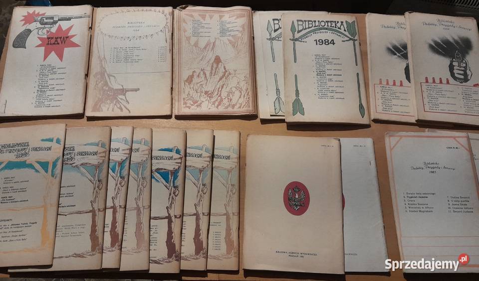 Stare książeczki PRL Old Surehand i inne Karol śląskie Dąbrowa Górnicza