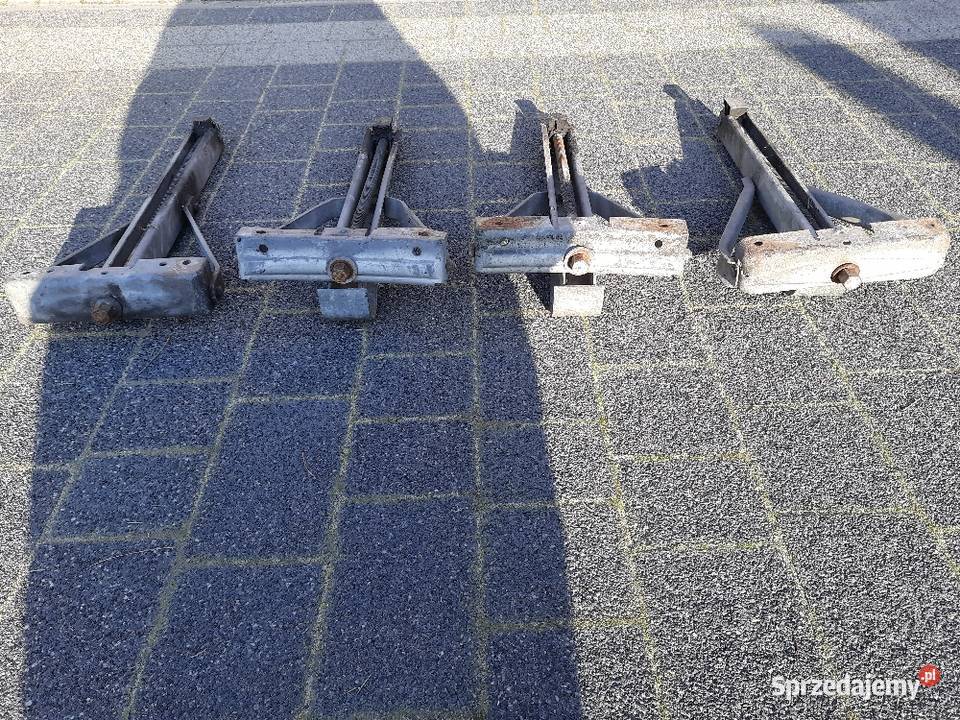 Łapy podporowe ocynkowane do przyczepy Skokowa sprzedam