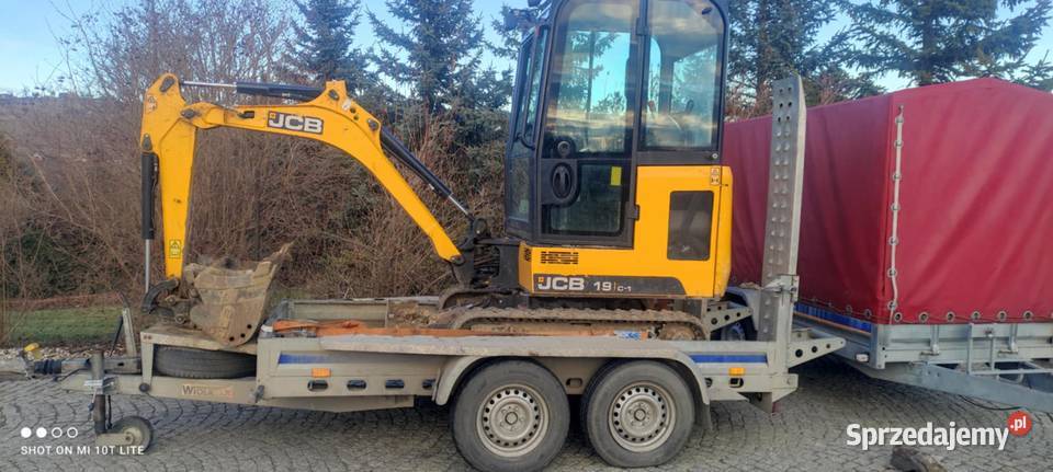 Minikoparka jcb19c1koparka JCB z kompletem łyżek małopolskie