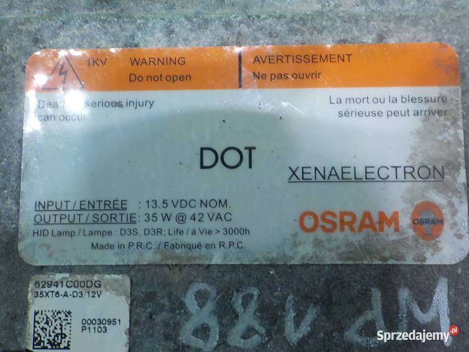 FORD FOCUS MK3 16 B 11r HB 5D przetwornica XENON Suków