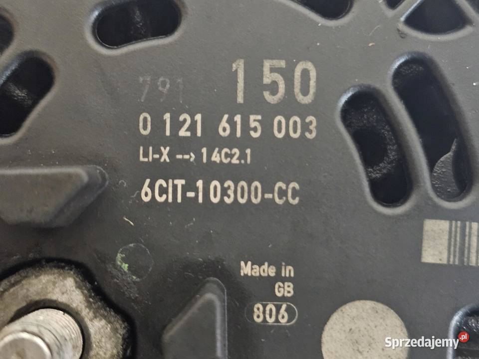 FORD TRANSIT 24 TDCI PHFA 100 08r Alternator osobowe świętokrzyskie