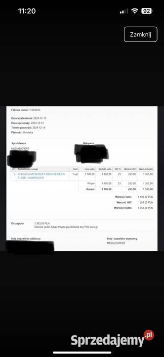 Konsola XBOX Series S kontroler łódzkie Łódź sprzedam