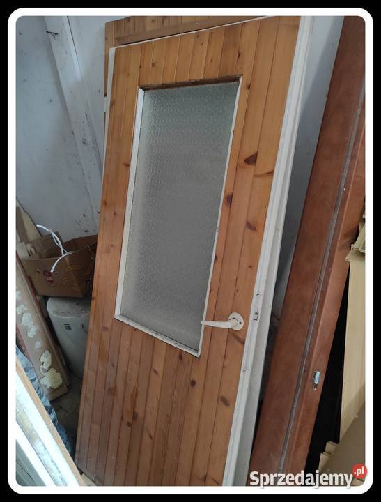 Drzwi wewnętrzne lewe i prawe PRL różne