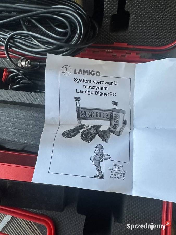 System kontroli maszyn Lamigo Digger RC wielkopolskie sprzedam