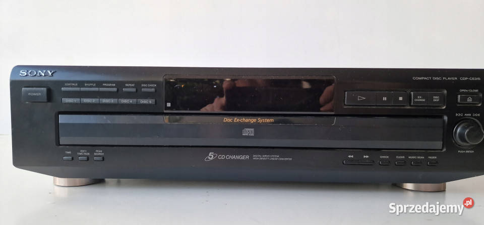 Zmieniarka odtwarzacz CD Sony CDPCE315 CDP CE wielkopolskie Międzychód