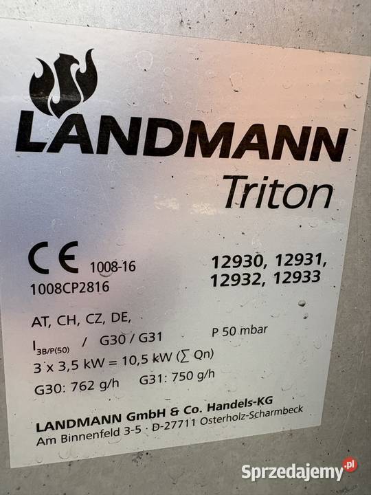 Grill gazowy LANDMANN Triton Góra Bałdrzychowska-Kolonia