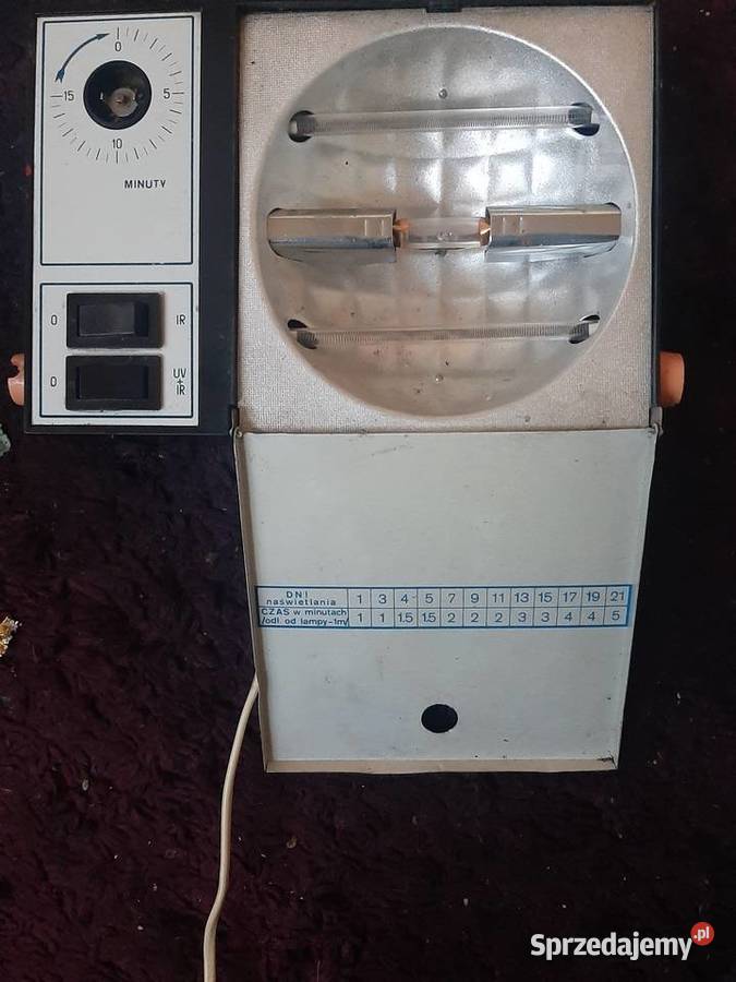 Lampa kwarcowa z PRL
