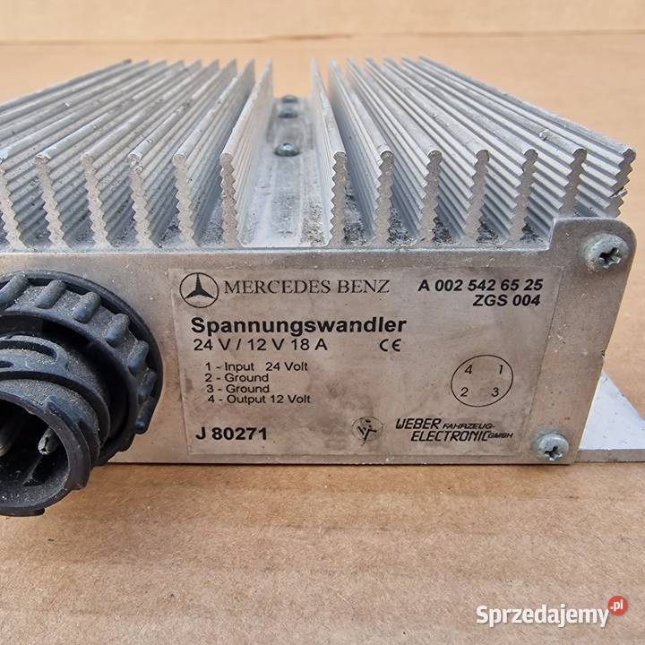 MERCEDES ATEGO AXOR PRZETWORNICA NAPIĘCIA 24V12V lubuskie Bieleń