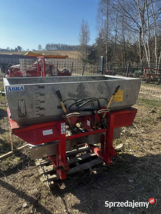 Rozsiewacz dwutalerzowy abra ocynk 600l Biecz sprzedam