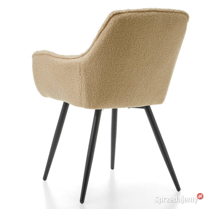 Krzesło Tapicerowane Siena Beżowe Boucle Wysyłka Tarchały Małe sprzedam