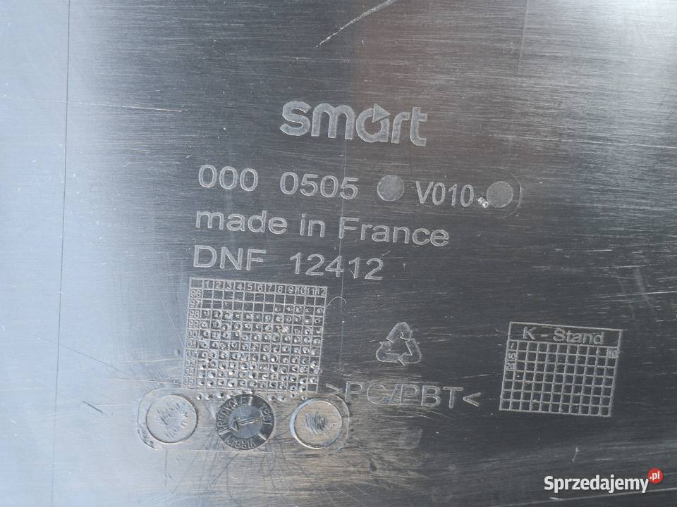 SMART FOR TWO I POSZYCIE DRZWI PRAWYCH PRAWE Bieleń