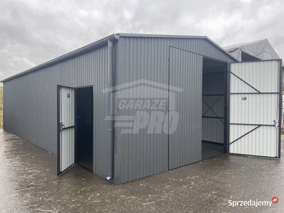 Hala Garaż 7x11 m brama dwuskrzydłowa drzwi zachodniopomorskie Szczecin