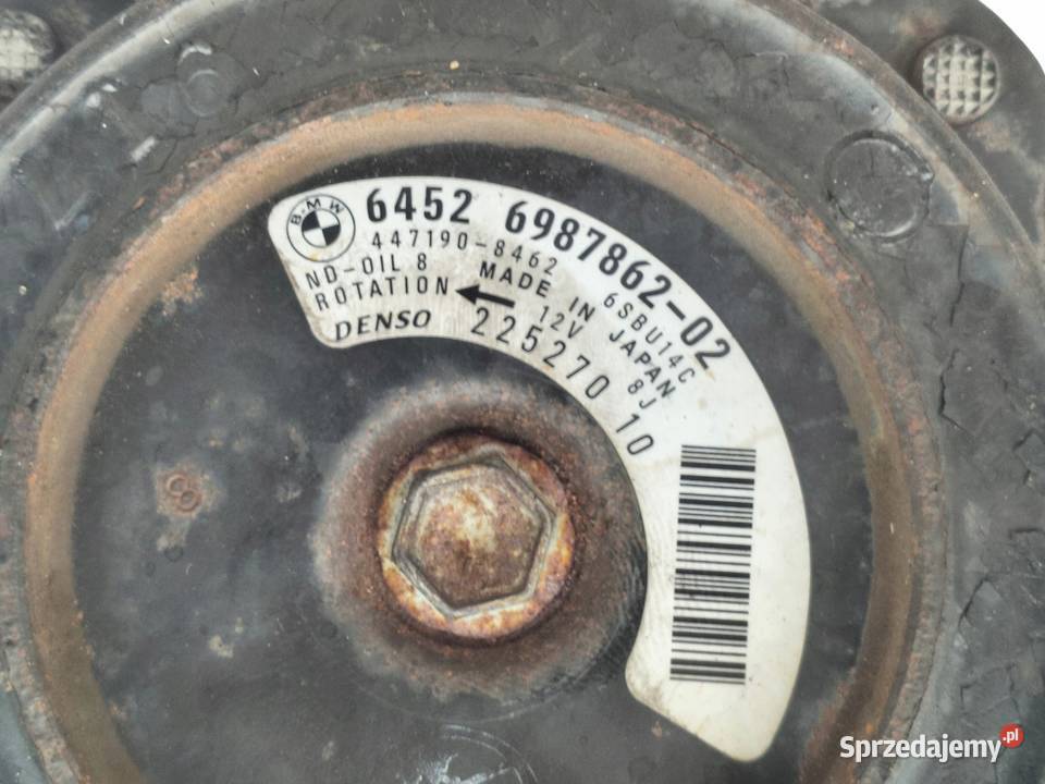SPRĘŻARKA KLIMATYZACJI BMW E87 E90 20 D 6452 osobowe Chełm