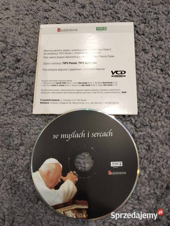 W myślach i sercach Jan Paweł II 1 płyta