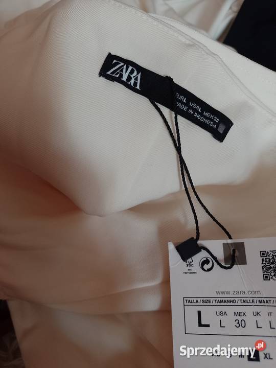 40L ZARA Długi kombinezon z paskiem i złotymi małopolskie