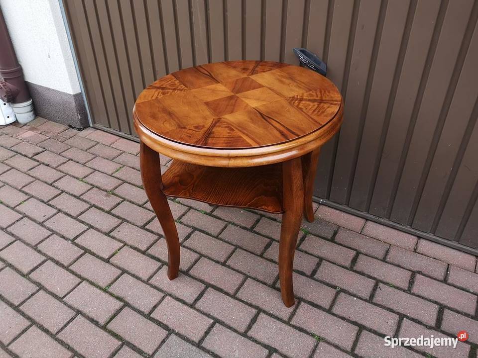 Stolik Ława Okrągły ARTDECO Unikat Antyk Stary wielkopolskie Swarzędz