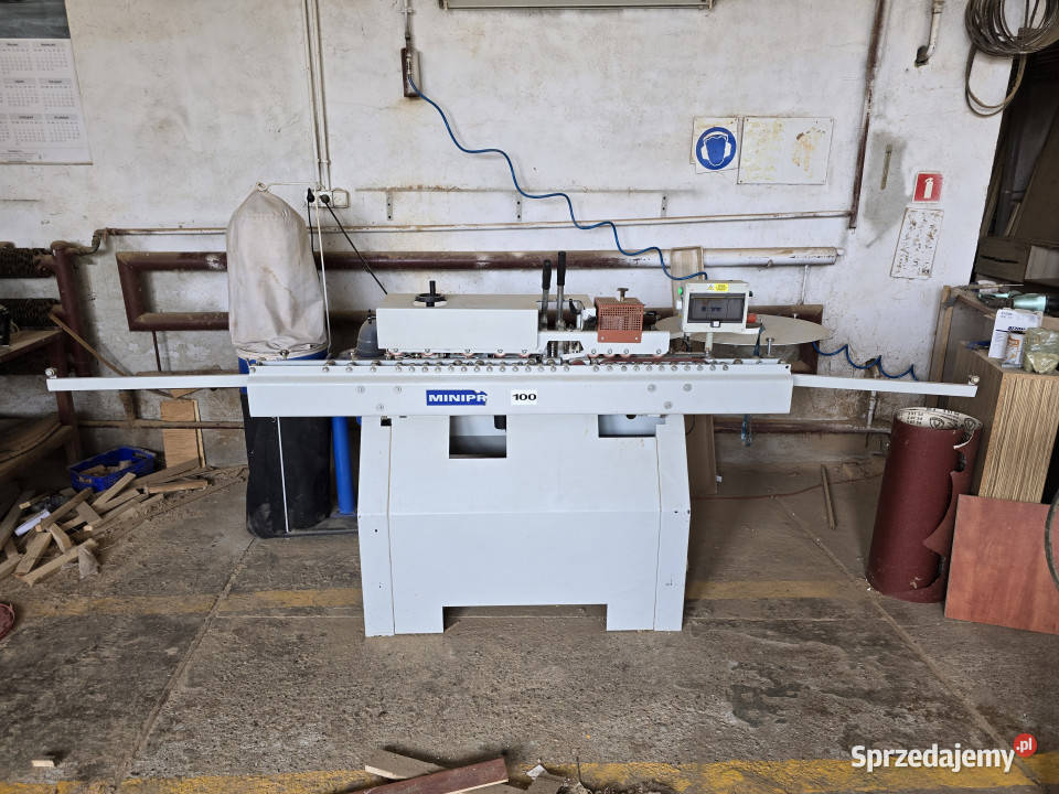 Półautomatyczna okleiniarka MINIPROF 100 2007 r Gronowo Górne sprzedam