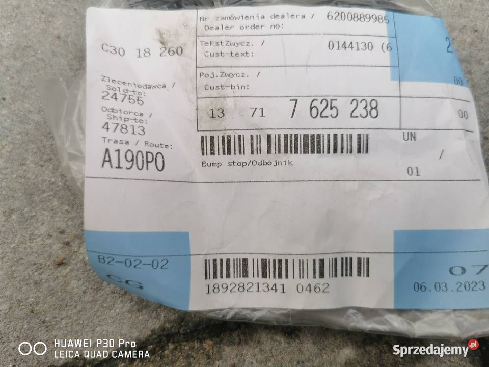 Mocowanie filtra powietrza BMW F30 F20 osobowe Gorzów Wielkopolski