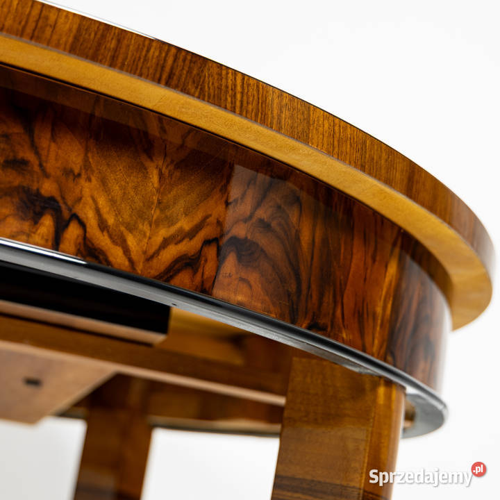 Okrągły Stół Art Deco Modernizm Lata 50 Vintage Meble wielkopolskie
