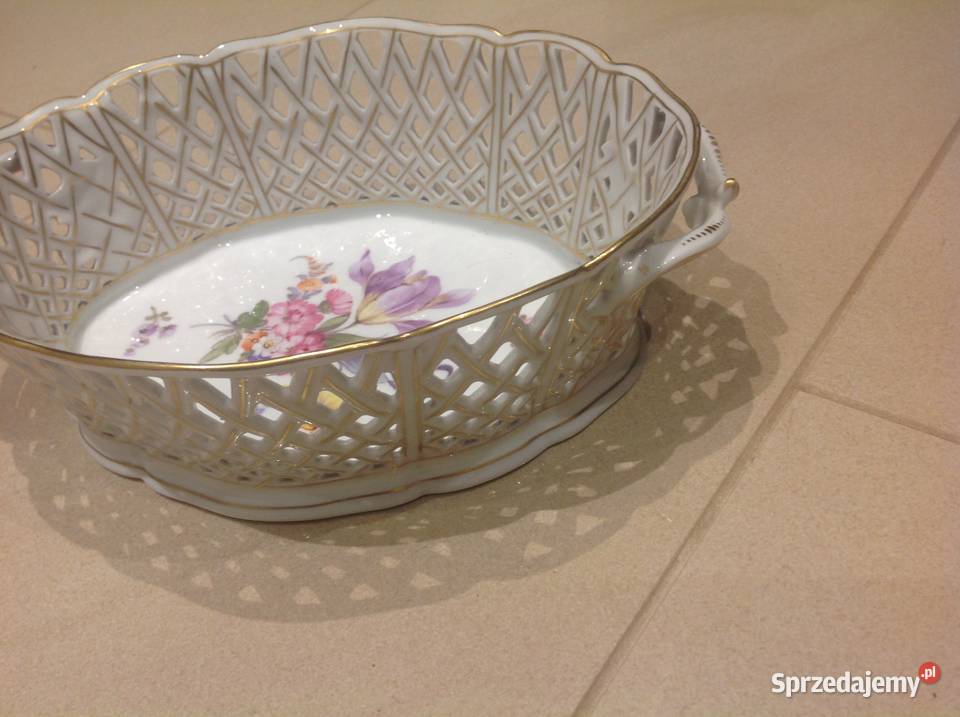 Koszyczek Patera Stara Porcelana Nymphenburg