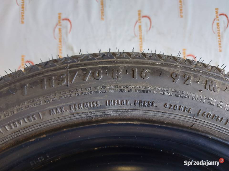 OPEL ASTRA H koło dojazdowe 1157016 92M 4x100 sprzedam