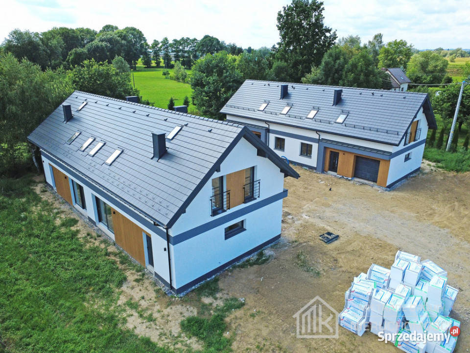 Gotowy nowy dom w zabudowie bliźniaczej 5 pokoi Niepołomice