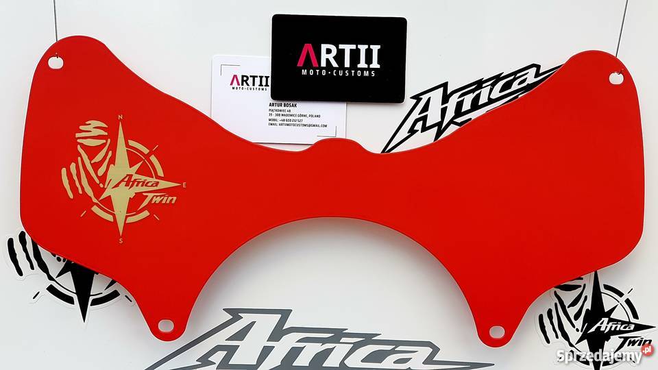 Forkshield METAL AfricaTwin ATS DGS DAK RED