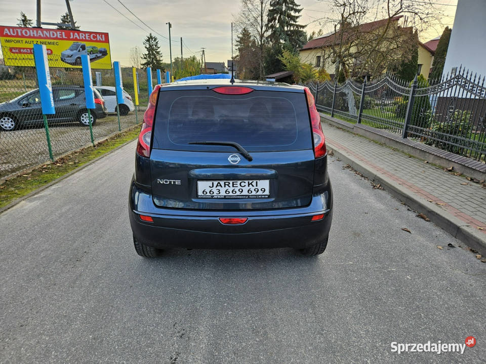 Nissan Note Opłacony Zdrowy Zadbany Serwisowany szary Kisielice sprzedam